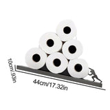 Floating Shelf Toilet Paper Holder Modern Wall Mount Organizer for Rolls Tissues Valentine's Day Gift