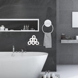 Floating Shelf Toilet Paper Holder Modern Wall Mount Organizer for Rolls Tissues Valentine's Day Gift - 45-Degree Angle