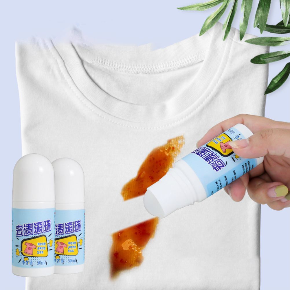Portable Stain Remover Roller Ball Cleaner Clothes Stain Remover Effectively Remove All Kinds of Stains Quick Decontamination
