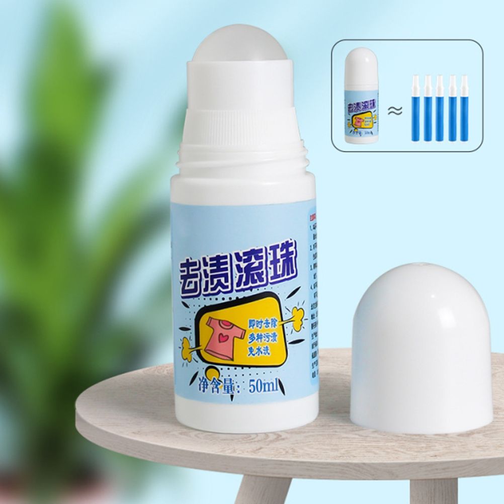 Portable Stain Remover Roller Ball Cleaner Clothes Stain Remover Effectively Remove All Kinds of Stains Quick Decontamination