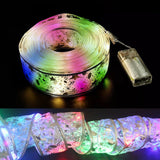 5 or 10 Meters Fairy Lights LED Ribbon Lights String Christmas Tree Glowing Lights for Rooms Gardens and Terraces