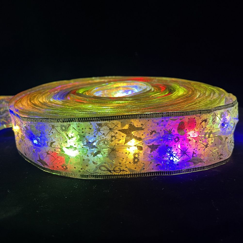 5 or 10 Meters Fairy Lights LED Ribbon Lights String Christmas Tree Glowing Lights for Rooms Gardens and Terraces