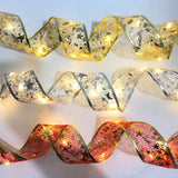 5 or 10 Meters Fairy Lights LED Ribbon Lights String Christmas Tree Glowing Lights for Rooms Gardens and Terraces - 45-Degree Angle