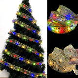 5 or 10 Meters Fairy Lights LED Ribbon Lights String Christmas Tree Glowing Lights for Rooms Gardens and Terraces - Close-Up Angle