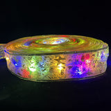 5 or 10 Meters Fairy Lights LED Ribbon Lights String Christmas Tree Glowing Lights for Rooms Gardens and Terraces - Low Angle