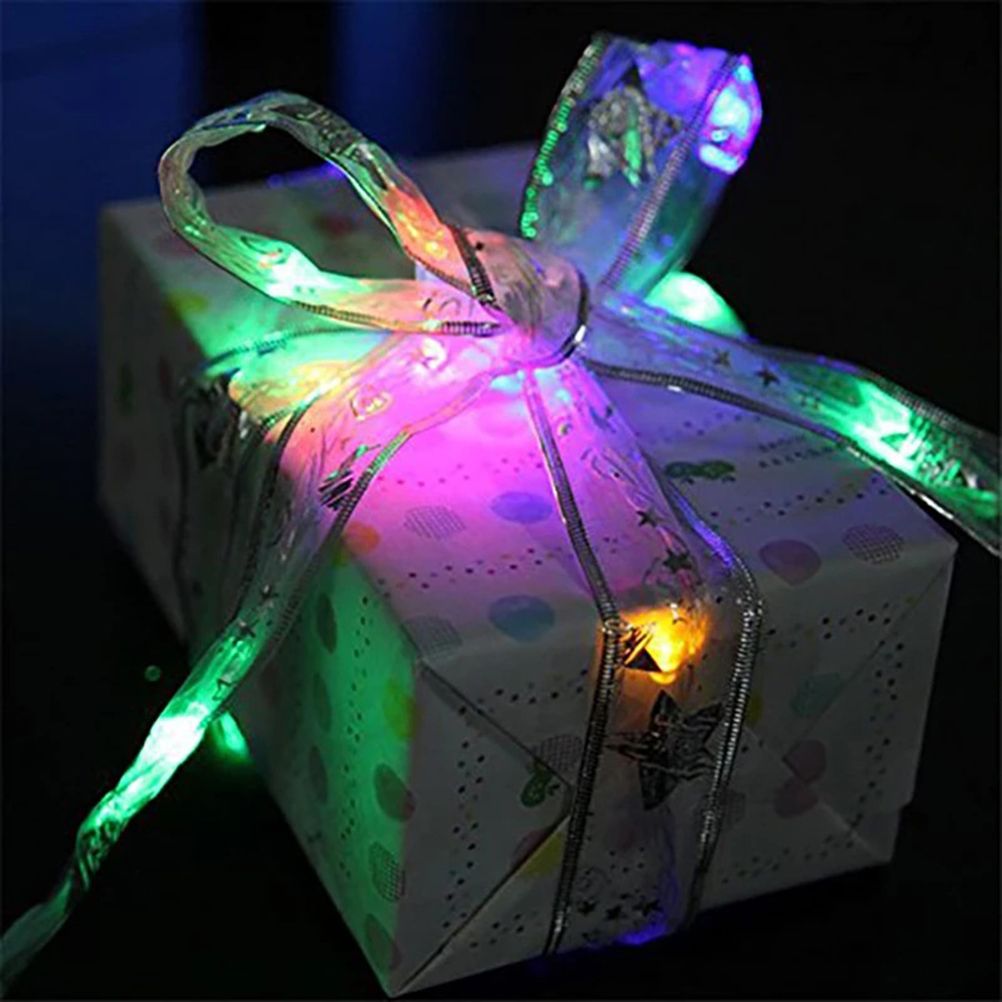 5 or 10 Meters Fairy Lights LED Ribbon Lights String Christmas Tree Glowing Lights for Rooms Gardens and Terraces
