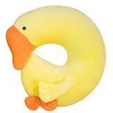 Japanese Anime Duck Plush Dolls Big Goose U Shaped Neck Pillow Cute Stuffed Animal Toy Travel Pillow Birthday Xmas Gift