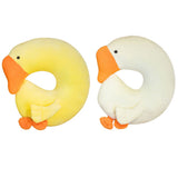 Japanese Anime Duck Plush Dolls Big Goose U Shaped Neck Pillow Cute Stuffed Animal Toy Travel Pillow Birthday Xmas Gift - Side View