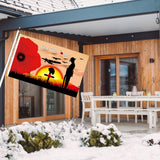 90 x 150cm Remembrance Day Banner Flag for House Outdoor Flag Single Layer Polyester Banner