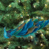 Christmas Tree Decorations 3D Simulation Peacock Decoration Artificial Feather Pendant for Gardens and Courtyards