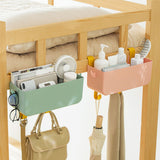 Bed Organizer Plastic Bedside Storage Hanging Basket Bed Table Shelf Basket Rack Organizer