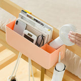 Bed Organizer Plastic Bedside Storage Hanging Basket Bed Table Shelf Basket Rack Organizer