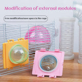 Hamster Tubes Set Transparent Hamster Cage Toys DIY Connection Tunnel Track Rat Toy