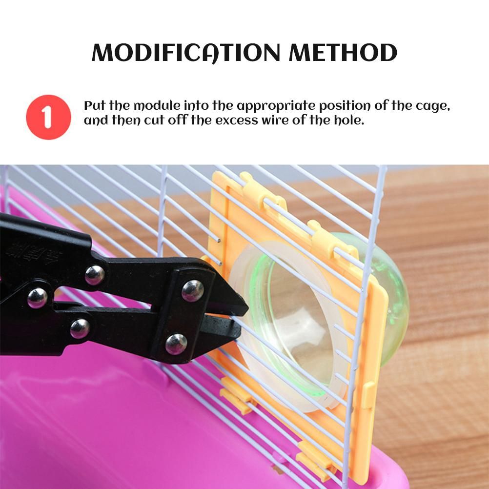 Hamster Tubes Set Transparent Hamster Cage Toys DIY Connection Tunnel Track Rat Toy