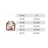 Christmas Gnome Table Runner Dwarf Striped Cotton and Linen Tablecloth Christmas Decoration for Dining Table and Coffee Table
