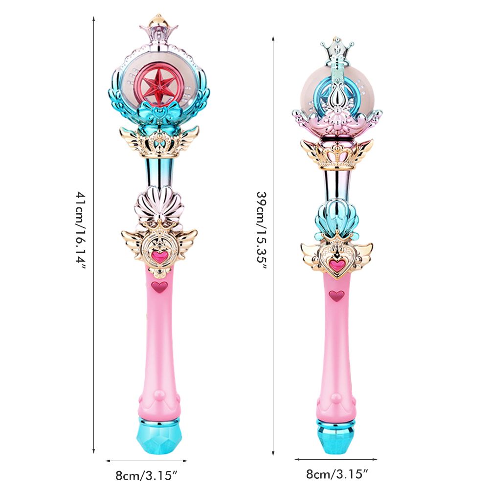 Luminous Fairy Wand Stick Princess Lighting Sticks Cute Mini Toy Christmas New Year Birthday Gift