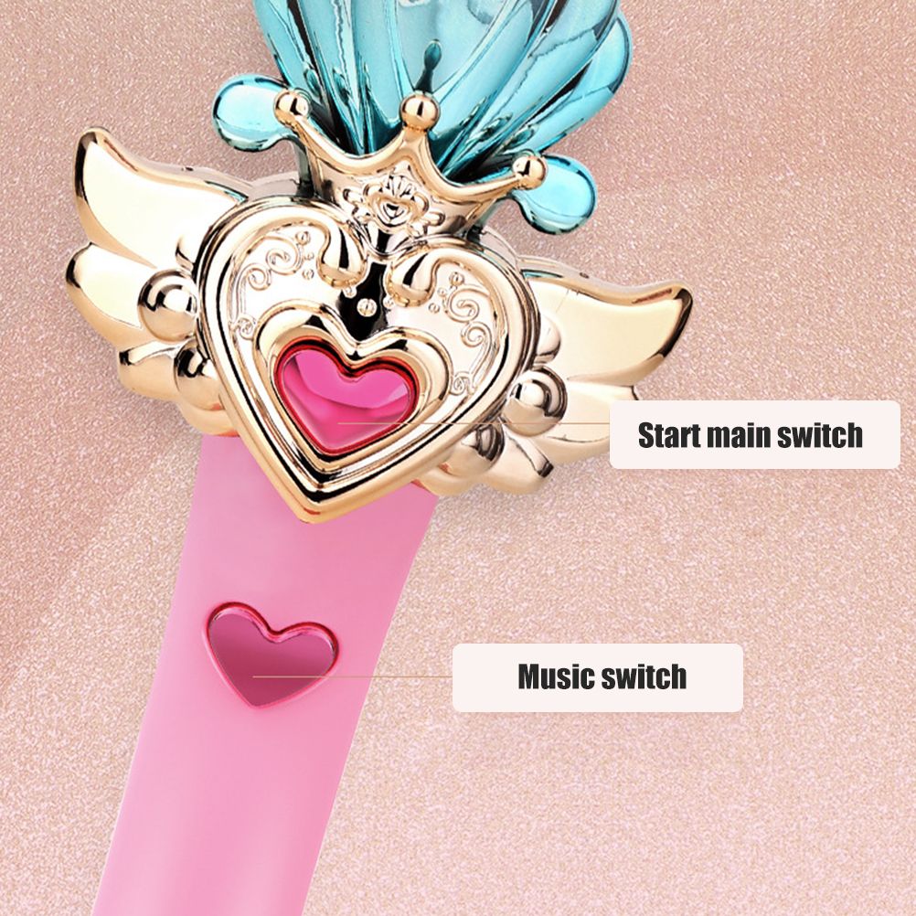Luminous Fairy Wand Stick Princess Lighting Sticks Cute Mini Toy Christmas New Year Birthday Gift