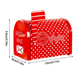 Christmas Mailbox Iron Box Children Iron Gift Box Envelope Box Christmas Home Garden Outdoor Decorations