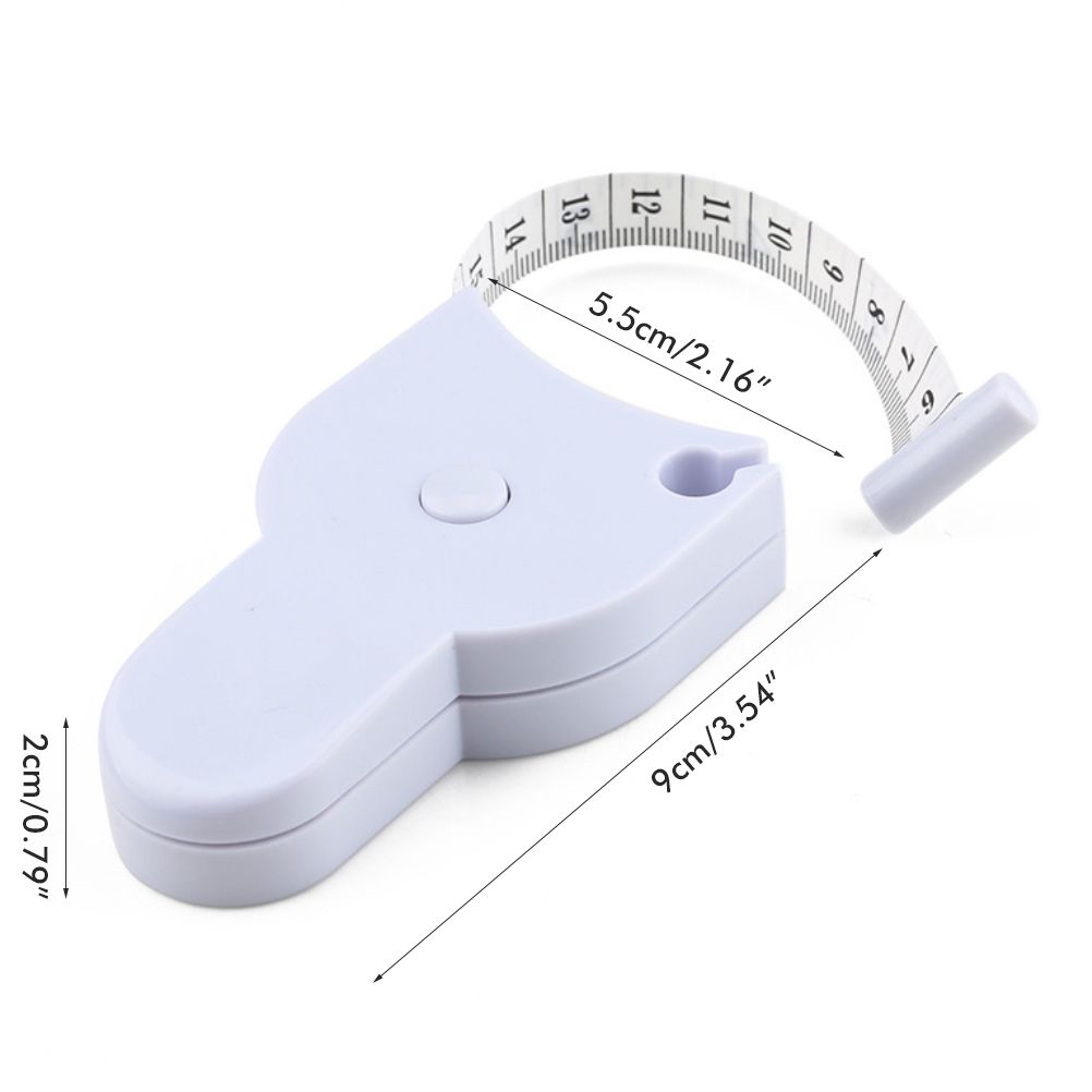 Automatic Telescopic Tape Measure Portable Body Measuring Tape Retractable Ruler Tool Caliper for Body Measurement