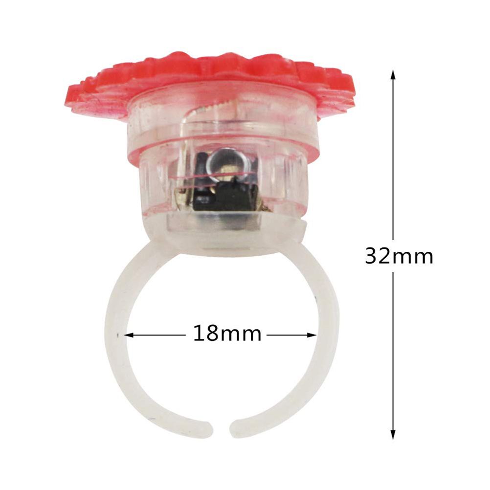 50Pcs Christmas LED Finger Lights Cute Cartoon LED Rings Party Favors for Kids Adults Light Up Toys Rings Stocking Stuffers