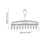 Multifunctional Rotatable Clothes Hanger for Socks Bra Underwear Scarves Towels House Organiser