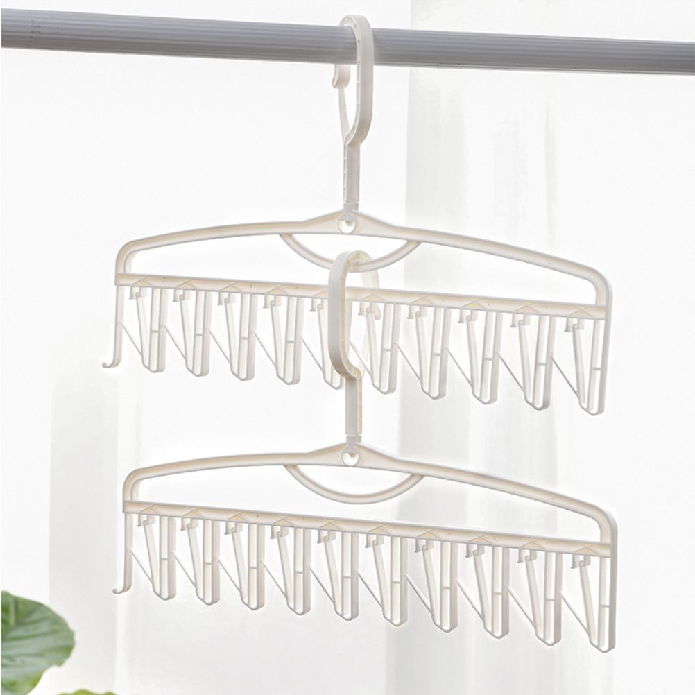 Multifunctional Rotatable Clothes Hanger for Socks Bra Underwear Scarves Towels House Organiser