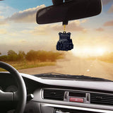 Christmas Pendant Police Equipment Santa Christmas Tree Hanging Ornament Car Rearview Mirror Backpack Pendant Holiday Party Decoration