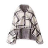 Multifunctional Heated Blanket Heating Warm Scarf Flannel Heating Cape Plush Blanket