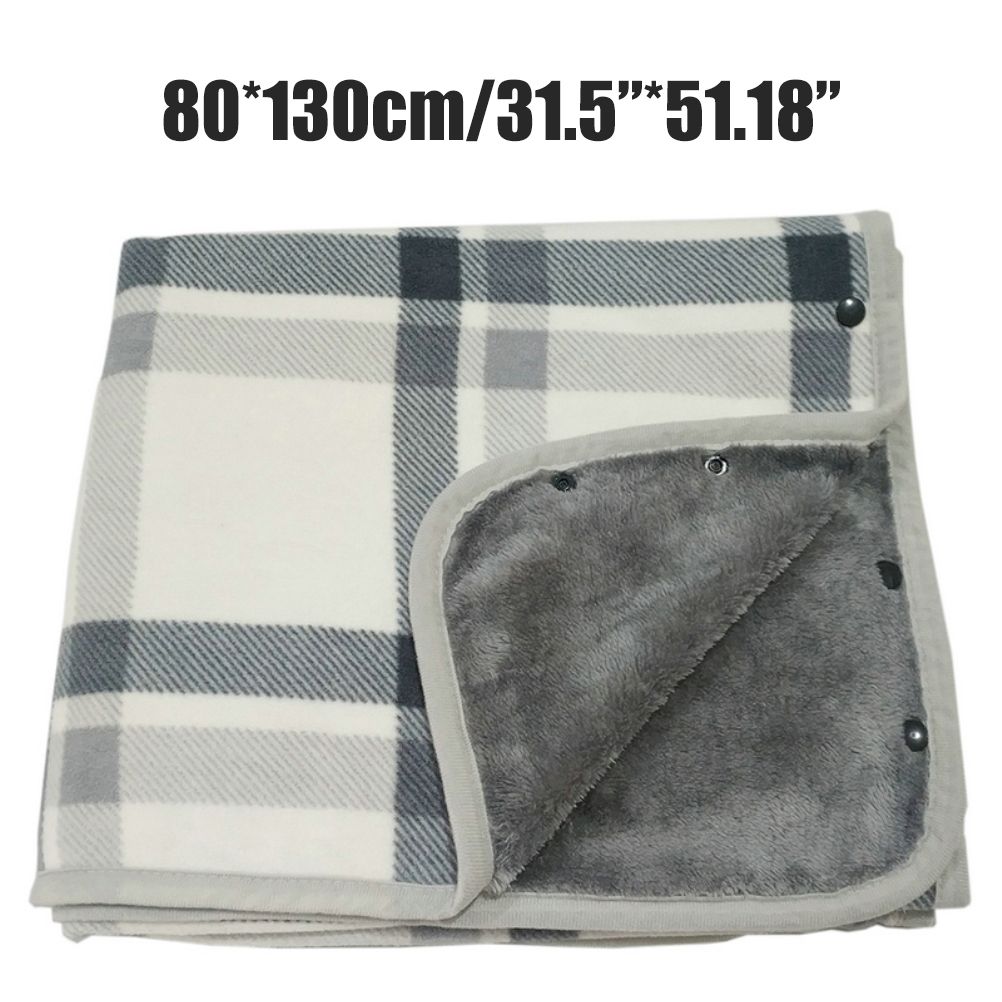Multifunctional Heated Blanket Heating Warm Scarf Flannel Heating Cape Plush Blanket