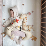 Cartoon Stuffed Plush Animal Pillow Cotton Goose Giraffe Rooster Plush Cushion Animal Cushion Home Office Decor Birthday Gift - Rear View