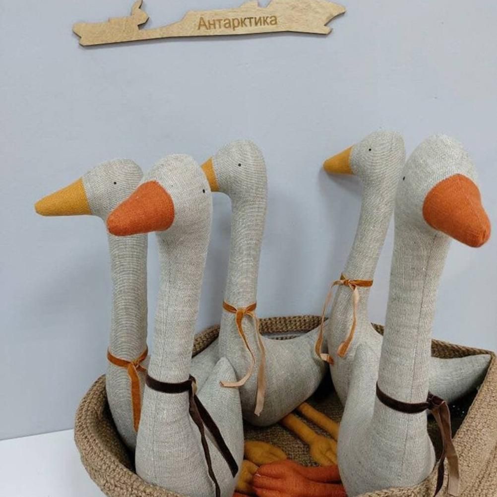 Cartoon Stuffed Plush Animal Pillow Cotton Goose Giraffe Rooster Plush Cushion Animal Cushion Home Office Decor Birthday Gift
