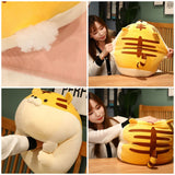 Chinese New Year Plush Tiger Toys 40cm Cute Cuddle Pillow Soft Tiger Toys Stuffed Animal Toys for Kids Boys Girls Gifts - Side View