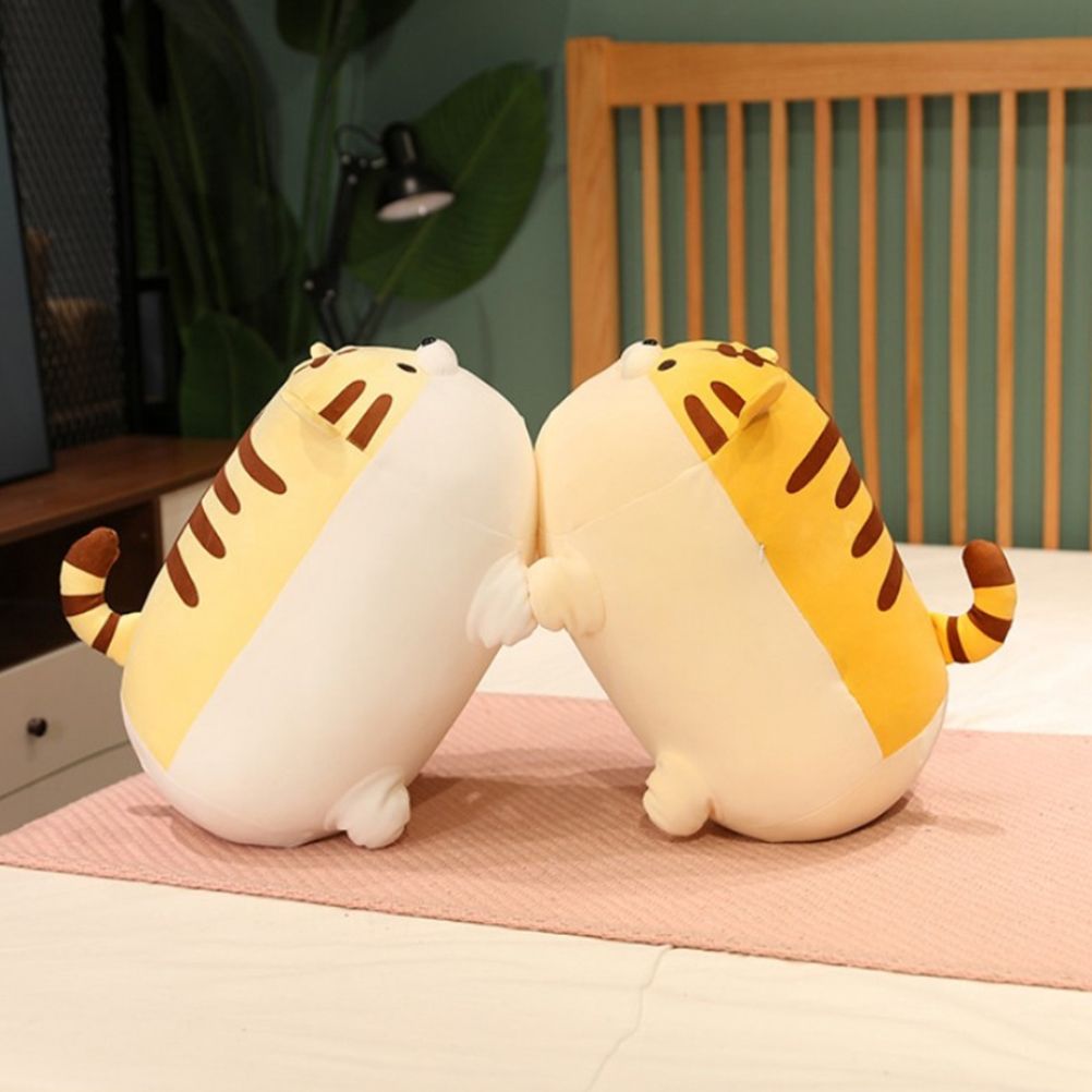 Chinese New Year Plush Tiger Toys 40cm Cute Cuddle Pillow Soft Tiger Toys Stuffed Animal Toys for Kids Boys Girls Gifts