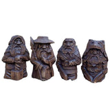 Odin Thor Resin Viking Statue Art Craft Ornaments for Home Outdoor Garden Decoration - Side View