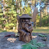 Odin Thor Resin Viking Statue Art Craft Ornaments for Home Outdoor Garden Decoration - Extra Image