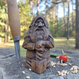 Odin Thor Resin Viking Statue Art Craft Ornaments for Home Outdoor Garden Decoration - Close-Up Angle