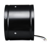 8 Inch Duct Fan Low Noise Exhaust Fans for Kitchen Garage Bathroom Ventilation Blower - Top-Down View