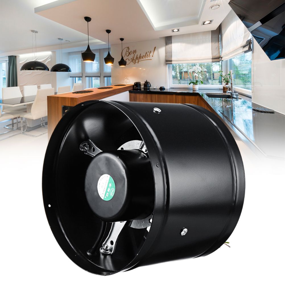 8 Inch Duct Fan Low Noise Exhaust Fans for Kitchen Garage Bathroom Ventilation Blower