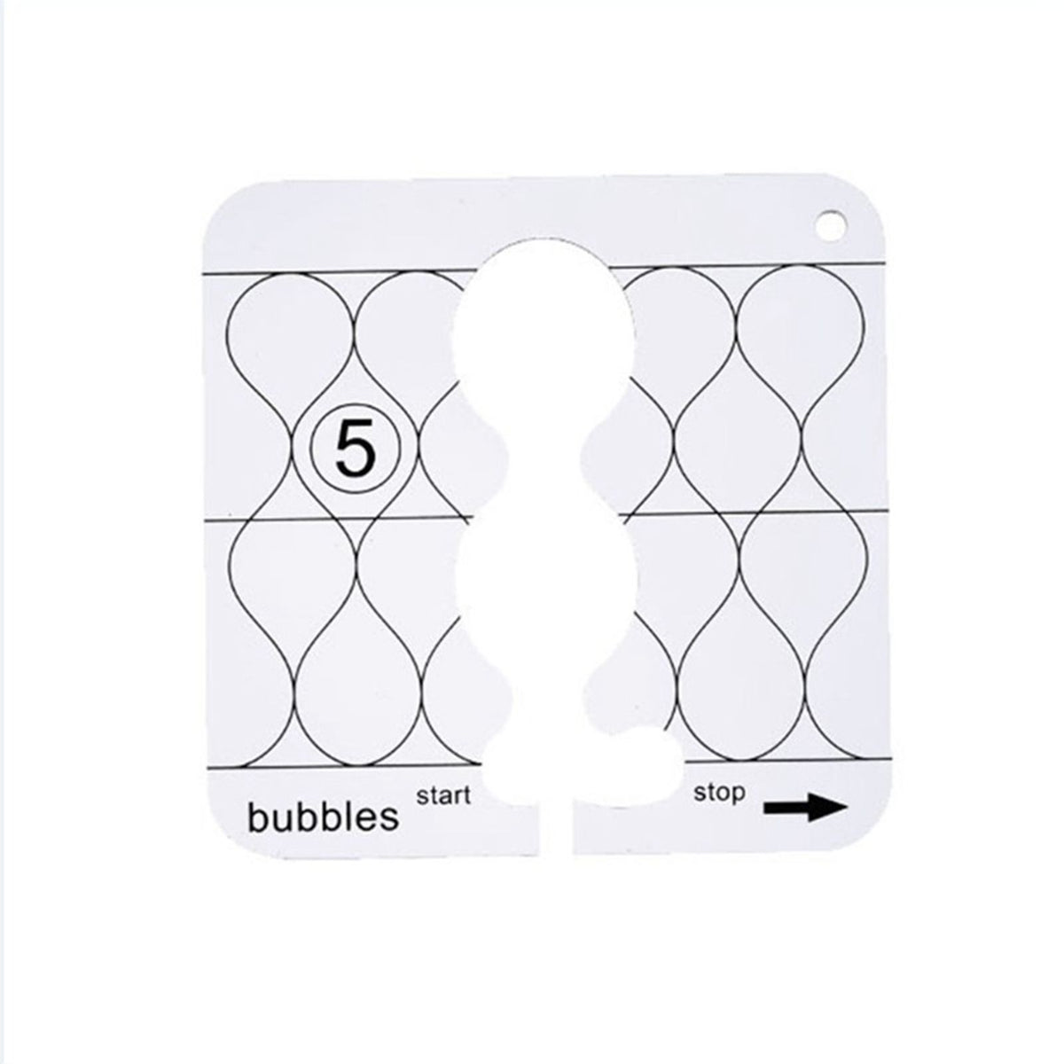 11 Pcs DIY Quilting Template Set Domestic Sewing Acrylic Templates Ruler Series 5 for DIY Machine Quilting Ruler