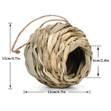 Hummingbird Houses for Outside Hanging Natural Hand Woven Bird Nesting Finch Bird House Gifts for Indoor Outdoor Decoration