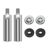 Angle Grinder Extension Connecting Rod Multipurpose Thread Rotary Polisher Extension Shaft with Flange Lock Nut Angle Grinder Extender Lengthen Rod - Low Angle