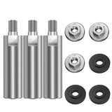 Angle Grinder Extension Connecting Rod Multipurpose Thread Rotary Polisher Extension Shaft with Flange Lock Nut Angle Grinder Extender Lengthen Rod - Low Angle