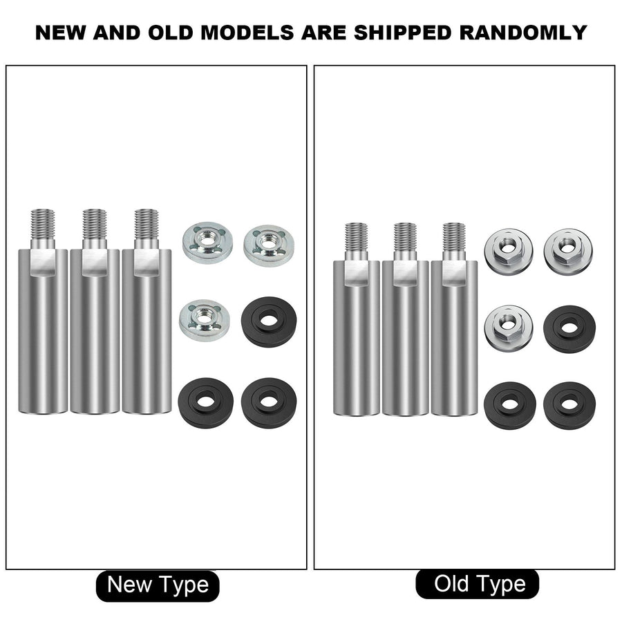 Angle Grinder Extension Connecting Rod Multipurpose Thread Rotary Polisher Extension Shaft with Flange Lock Nut Angle Grinder Extender Lengthen Rod