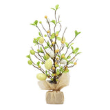 45cm LED Lights Easter Egg Decoration Tree Easter Decorations Eggs Tree Home Desk Decor Scene Shopping Mall Layout Photography Props - Front View