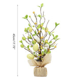 45cm LED Lights Easter Egg Decoration Tree Easter Decorations Eggs Tree Home Desk Decor Scene Shopping Mall Layout Photography Props