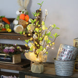 45cm LED Lights Easter Egg Decoration Tree Easter Decorations Eggs Tree Home Desk Decor Scene Shopping Mall Layout Photography Props - Close-Up Angle