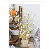 45cm LED Lights Easter Egg Decoration Tree Easter Decorations Eggs Tree Home Desk Decor Scene Shopping Mall Layout Photography Props - Extra Image