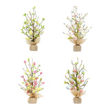 45cm LED Lights Easter Egg Decoration Tree Easter Decorations Eggs Tree Home Desk Decor Scene Shopping Mall Layout Photography Props - Extra Image