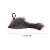 Automatic Cat Toy with Adjustable Elastic Rope Pet Toy Door Window Hanging Mouses Self Playing Toys for Cats