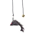 Automatic Cat Toy with Adjustable Elastic Rope Pet Toy Door Window Hanging Mouses Self Playing Toys for Cats - Extra Image